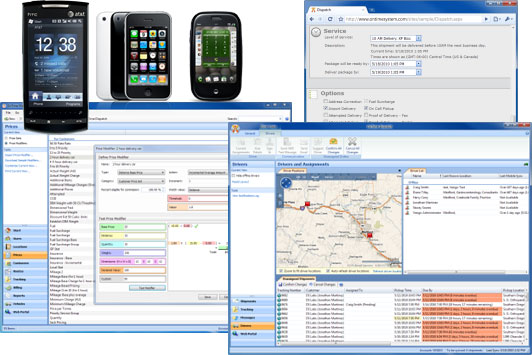 OnTime courier software includes a suite of applications to manage your delivery business.