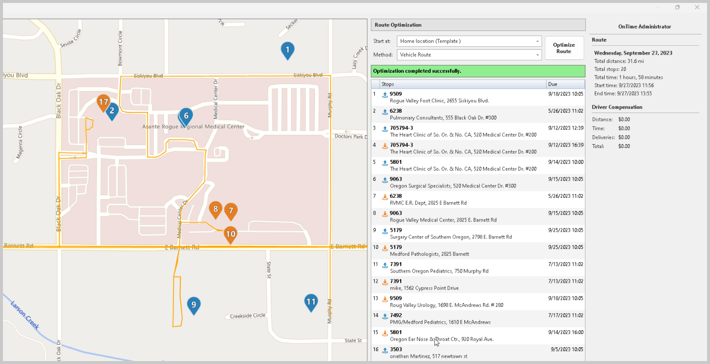 Route Optimization