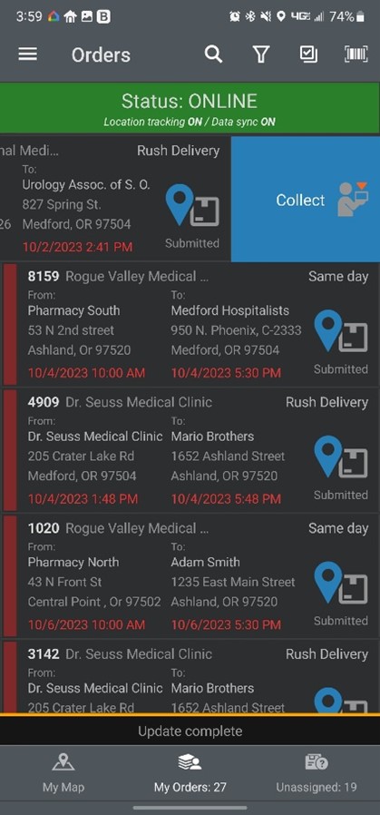 OnTime Mobile App
