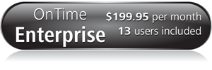 OnTime courier software Enterprise subscription plan