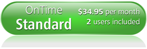 OnTime courier software Standard subscription plan