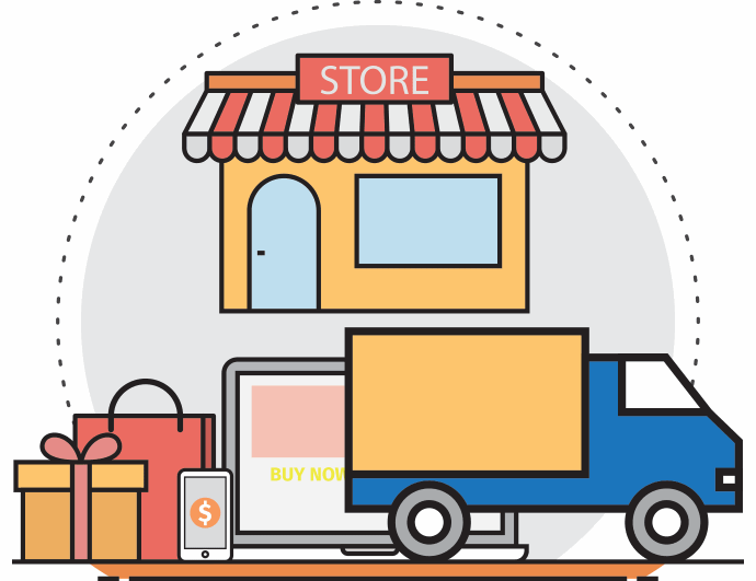 Courier E-commerce and m-Commerce deliveries