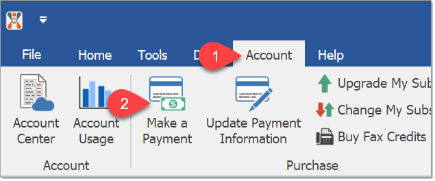 Make a one-time payment for OnTime services.