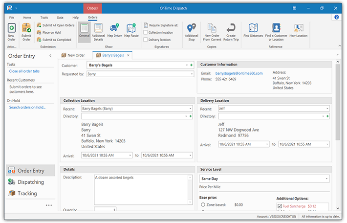OnTime Dispatch software